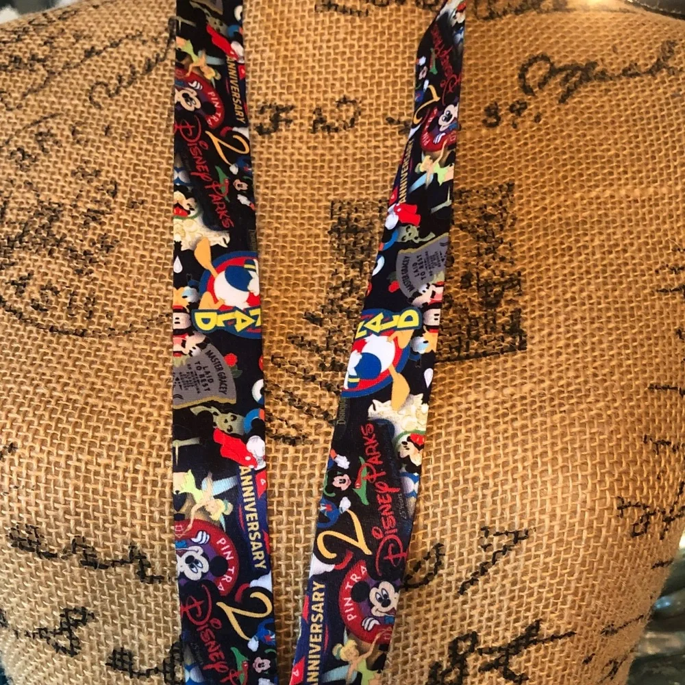 Authentic New with tag. Disney Multicolor Mickey Mouse Pin Lanyard